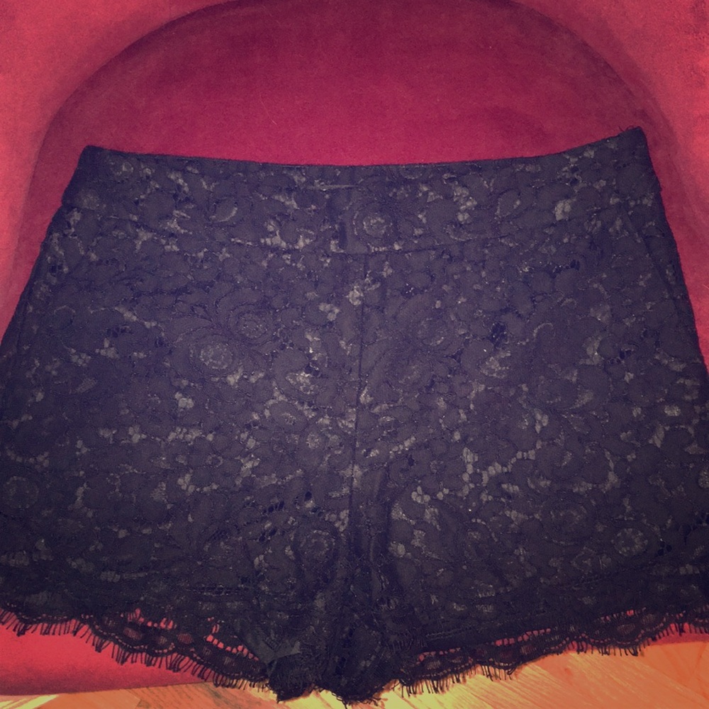 EXPRESS Black Lace Shorts